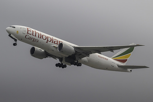 Ethiopian Airlines Boeing 777F ET-ARI at Los Angeles International Airport (KLAX/LAX) Ethiopian Airlines Boeing 777F ET-ARI at Los Angeles International Airport (KLAX/LAX)