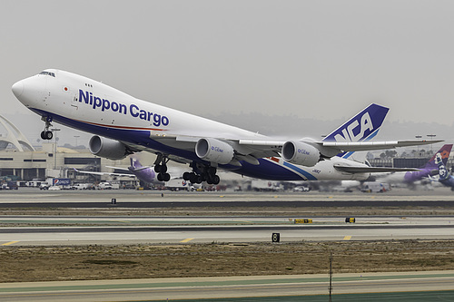 Nippon Cargo Airlines Boeing 747-8F JA11KZ at Los Angeles International Airport (KLAX/LAX)