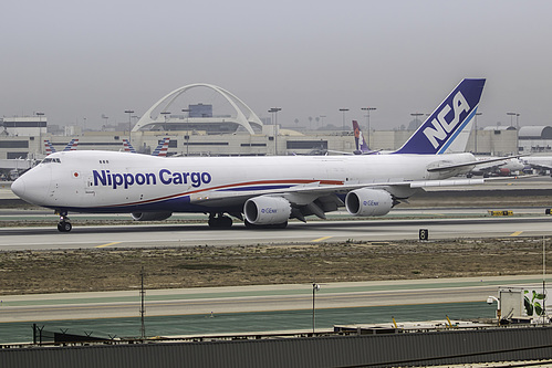 Nippon Cargo Airlines Boeing 747-8F JA16KZ at Los Angeles International Airport (KLAX/LAX) Nippon Cargo Airlines Boeing 747-8F JA16KZ at Los Angeles International Airport (KLAX/LAX)