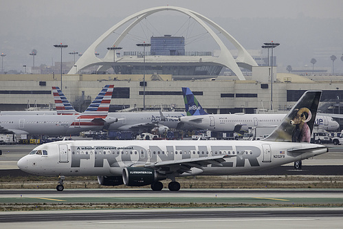 Frontier Airlines Airbus A320-200 N202FR at Los Angeles International Airport (KLAX/LAX) Frontier Airlines Airbus A320-200 N202FR at Los Angeles International Airport (KLAX/LAX)