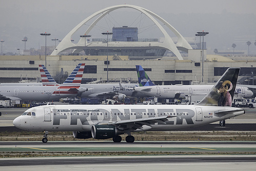 Frontier Airlines Airbus A320-200 N202FR at Los Angeles International Airport (KLAX/LAX)