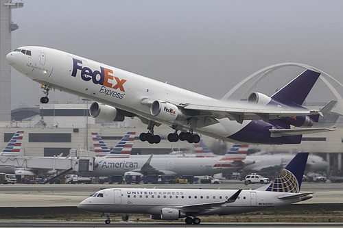 FedEx McDonnell Douglas MD-11F N521FE at Los Angeles International Airport (KLAX/LAX) FedEx McDonnell Douglas MD-11F N521FE at Los Angeles International Airport (KLAX/LAX)