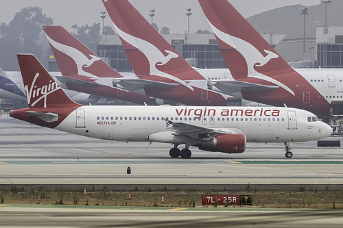 Virgin America Airbus A320-200 N627VA at Los Angeles International Airport (KLAX/LAX) Virgin America Airbus A320-200 N627VA at Los Angeles International Airport (KLAX/LAX)