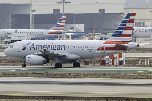 American Airlines Airbus A319-100 N830AW at Los Angeles International Airport (KLAX/LAX)