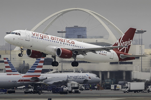 Virgin America Airbus A320-200 N836VA at Los Angeles International Airport (KLAX/LAX)