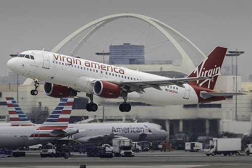 Virgin America Airbus A320-200 N836VA at Los Angeles International Airport (KLAX/LAX) Virgin America Airbus A320-200 N836VA at Los Angeles International Airport (KLAX/LAX)