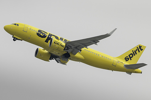 Spirit Airlines Airbus A320neo N902NK at Los Angeles International Airport (KLAX/LAX)