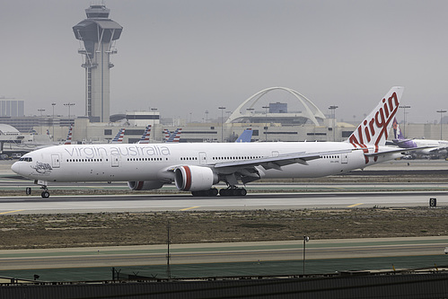 Virgin Australia Boeing 777-300ER VH-VPE at Los Angeles International Airport (KLAX/LAX) Virgin Australia Boeing 777-300ER VH-VPE at Los Angeles International Airport (KLAX/LAX)