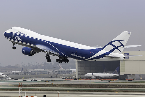 AirBridge Cargo Boeing 747-8F VP-BBL at Los Angeles International Airport (KLAX/LAX)