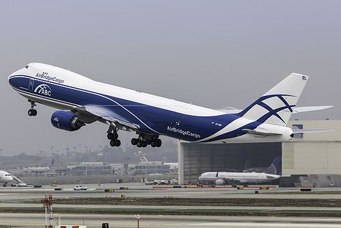 AirBridge Cargo Boeing 747-8F VP-BBL at Los Angeles International Airport (KLAX/LAX) AirBridge Cargo Boeing 747-8F VP-BBL at Los Angeles International Airport (KLAX/LAX)