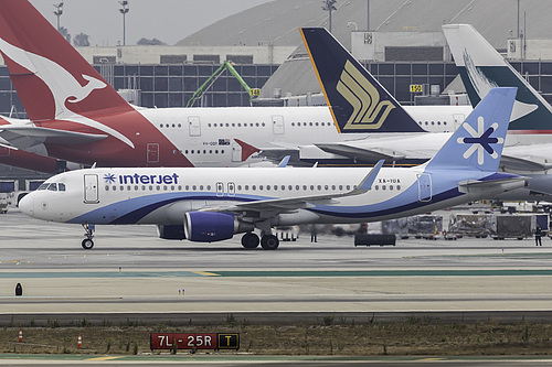 Interjet Airbus A320-200 XA-IUA at Los Angeles International Airport (KLAX/LAX)