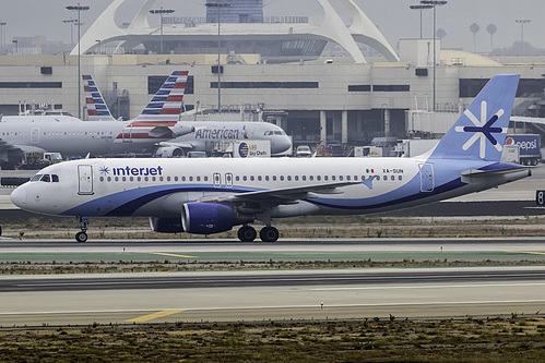 Interjet Airbus A320-200 XA-SUN at Los Angeles International Airport (KLAX/LAX)