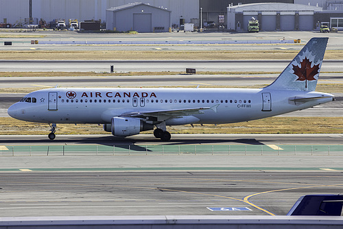 Air Canada Airbus A320-200 C-FFWI at San Francisco International Airport (KSFO/SFO)