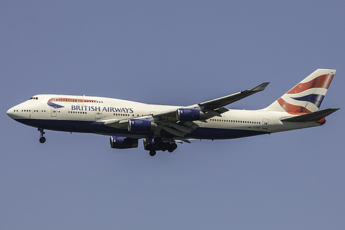 British Airways Boeing 747-400 G-CIVH at San Francisco International Airport (KSFO/SFO) British Airways Boeing 747-400 G-CIVH at San Francisco International Airport (KSFO/SFO)