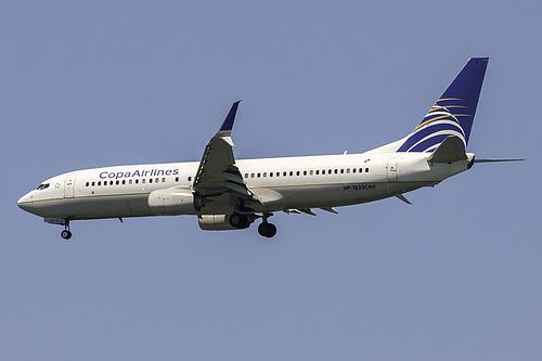 Copa Airlines Boeing 737-800 HP-1833CMP at San Francisco International Airport (KSFO/SFO)