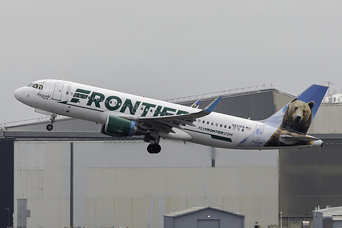 Frontier Airlines Airbus A320-200 N227FR at San Francisco International Airport (KSFO/SFO)