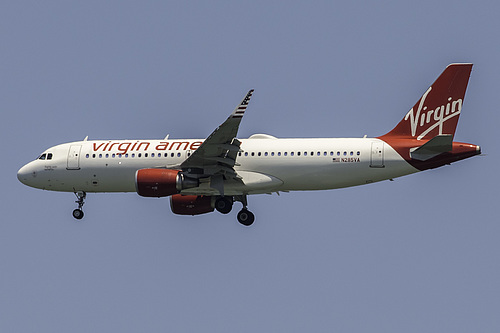 Virgin America Airbus A320-200 N285VA at San Francisco International Airport (KSFO/SFO)