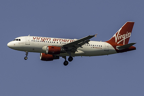 Virgin America Airbus A319-100 N522VA at San Francisco International Airport (KSFO/SFO)