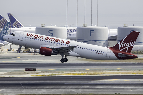 Virgin America Airbus A320-200 N626VA at San Francisco International Airport (KSFO/SFO) Virgin America Airbus A320-200 N626VA at San Francisco International Airport (KSFO/SFO)