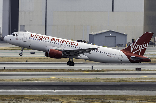 Virgin America Airbus A320-200 N635VA at San Francisco International Airport (KSFO/SFO)