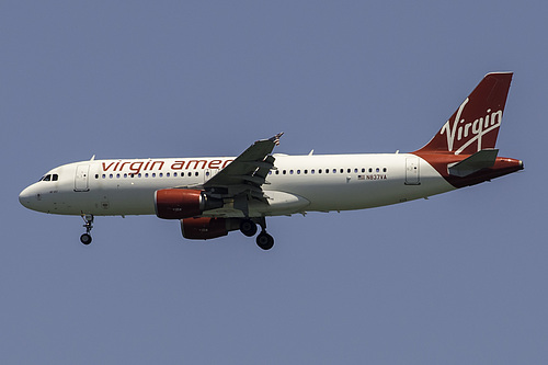 Virgin America Airbus A320-200 N837VA at San Francisco International Airport (KSFO/SFO)