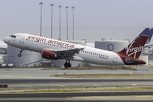 Virgin America Airbus A320-200 N852VA at San Francisco International Airport (KSFO/SFO) Virgin America Airbus A320-200 N852VA at San Francisco International Airport (KSFO/SFO)