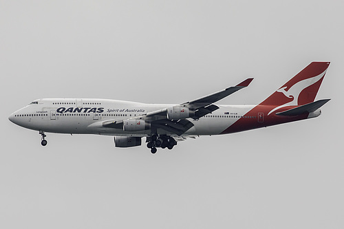 Qantas Boeing 747-400 VH-OJM at San Francisco International Airport (KSFO/SFO)