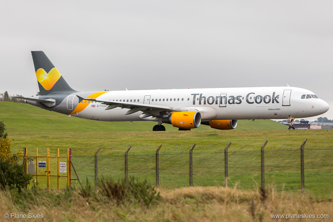 Thomas Cook Airlines Airbus A321-200 G-TCDZ at Birmingham International Airport (EGBB/BHX) Thomas Cook Airlines Airbus A321-200 G-TCDZ at Birmingham International Airport (EGBB/BHX)