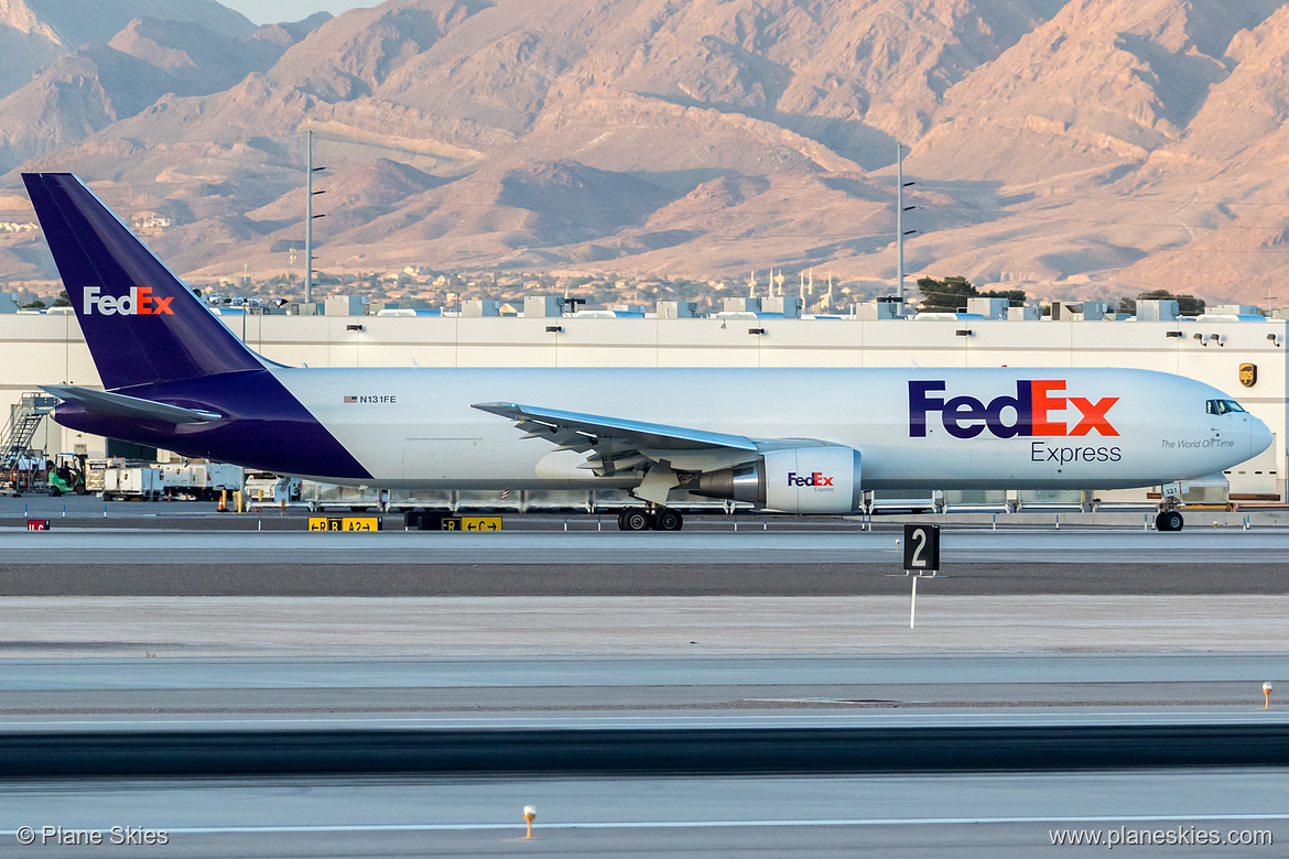 FedEx Boeing 767-300F N131FE at McCarran International Airport (KLAS/LAS)