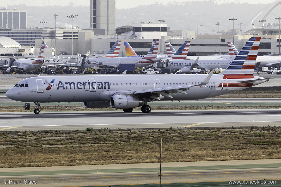 American Airlines Airbus A321-200 N153AN at Los Angeles International Airport (KLAX/LAX)