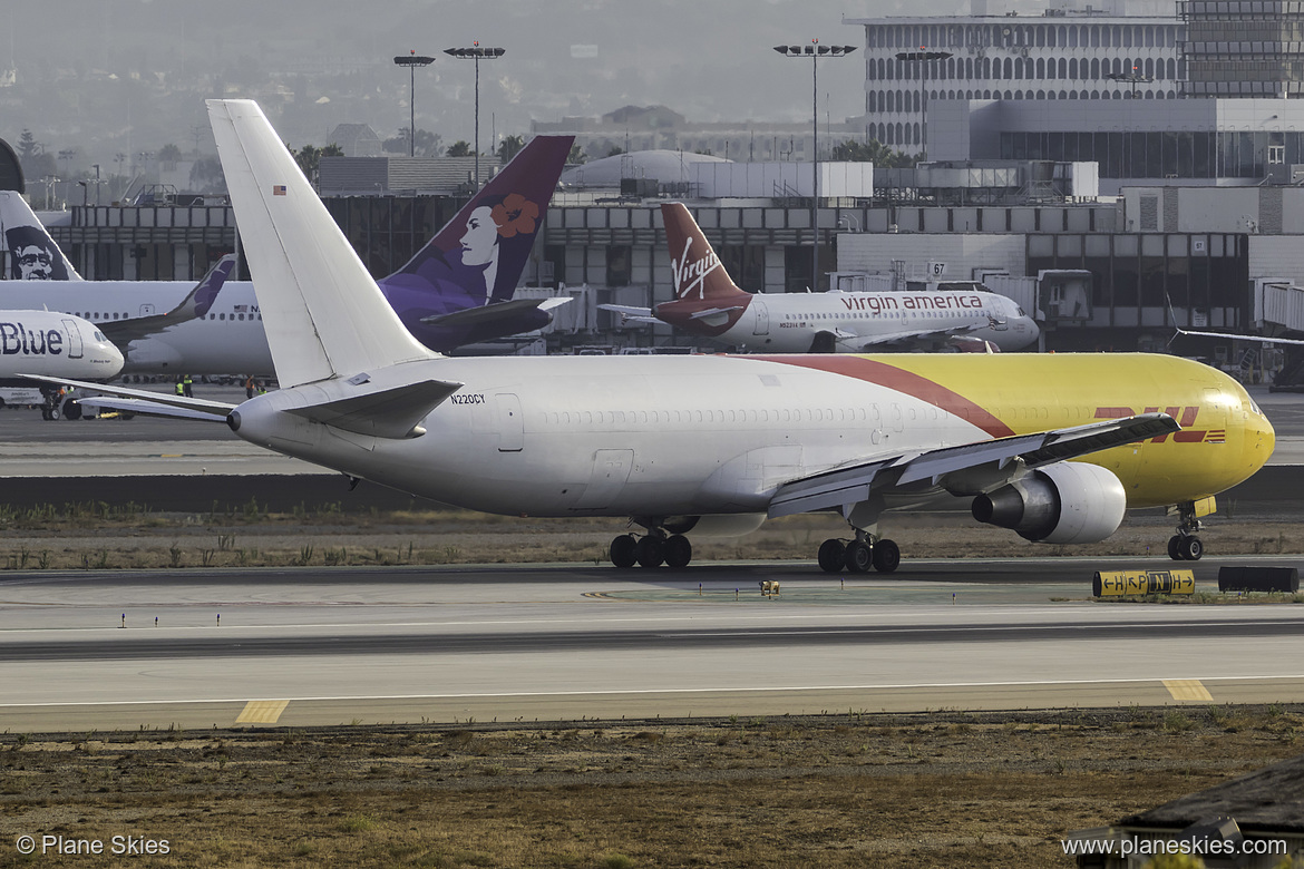 ABX Air Boeing 767-300F N220CY at Los Angeles International Airport (KLAX/LAX)