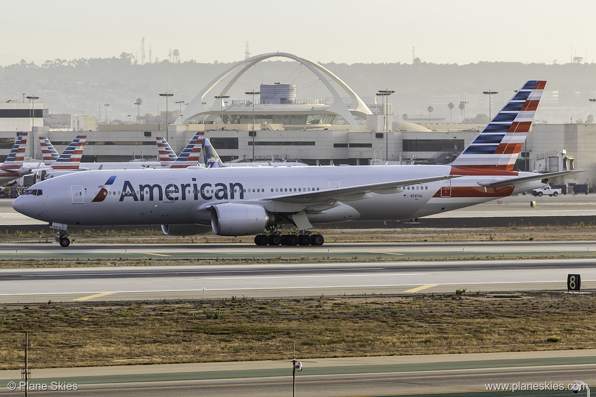American Airlines Boeing 777-200ER N787AL at Los Angeles International Airport (KLAX/LAX)