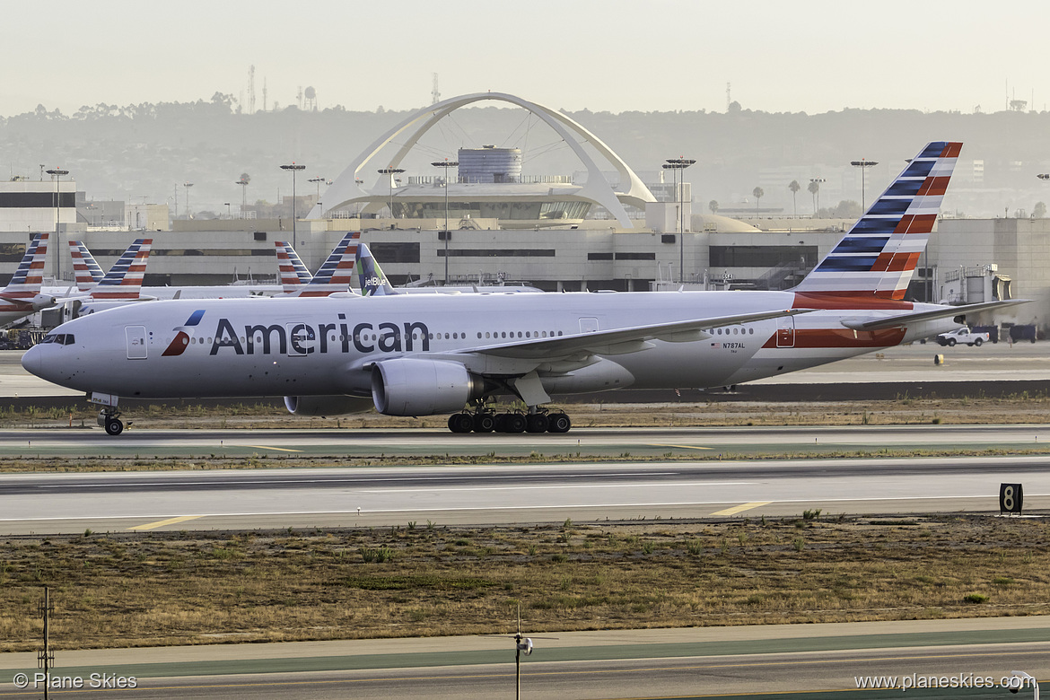 American Airlines Boeing 777-200ER N787AL at Los Angeles International Airport (KLAX/LAX) American Airlines Boeing 777-200ER N787AL at Los Angeles International Airport (KLAX/LAX)