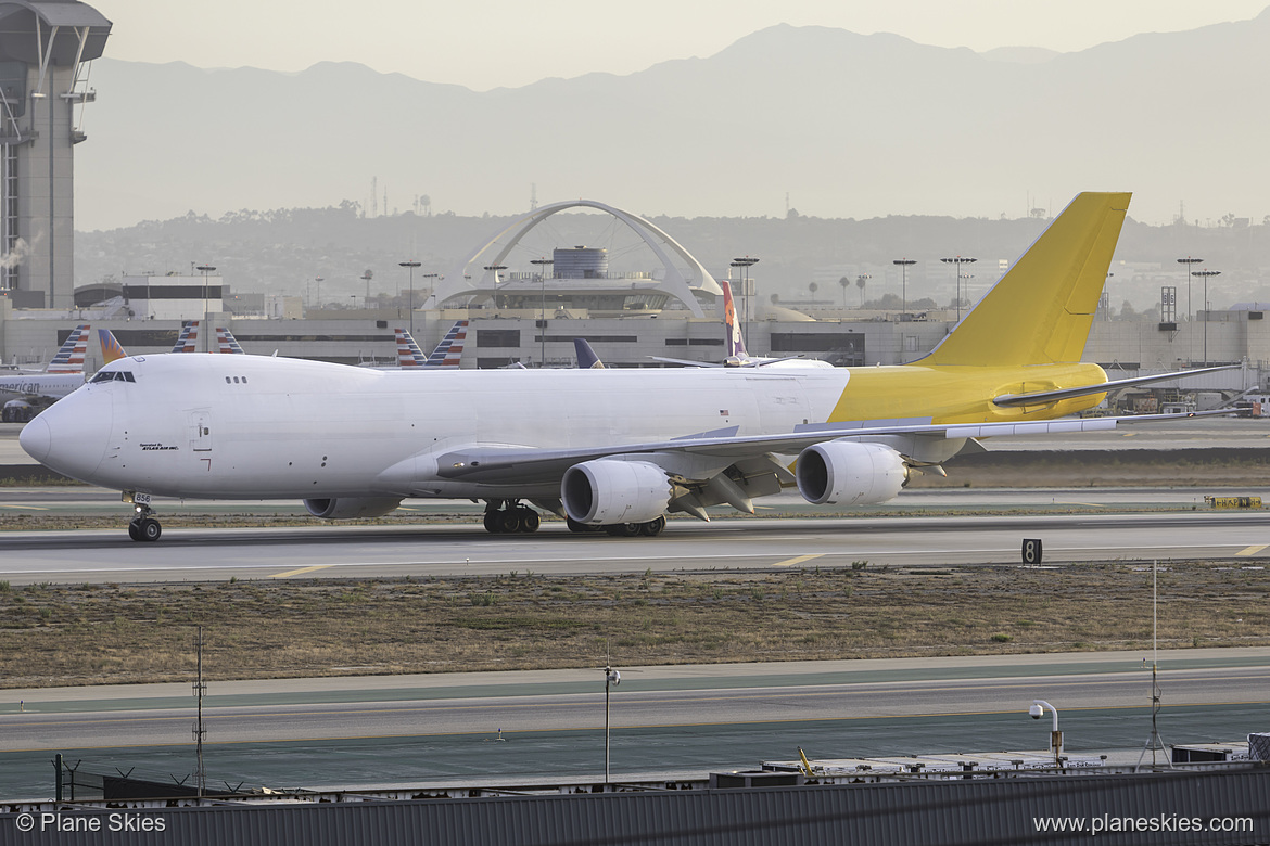 Polar Air Cargo Boeing 747-8F N856GT at Los Angeles International Airport (KLAX/LAX)