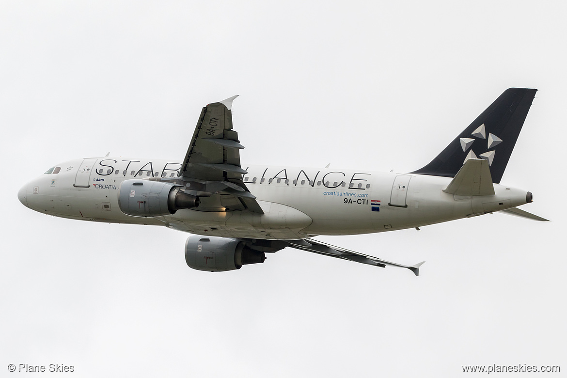 Croatia Airlines Airbus A319-100 9A-CTI at London Heathrow Airport (EGLL/LHR)