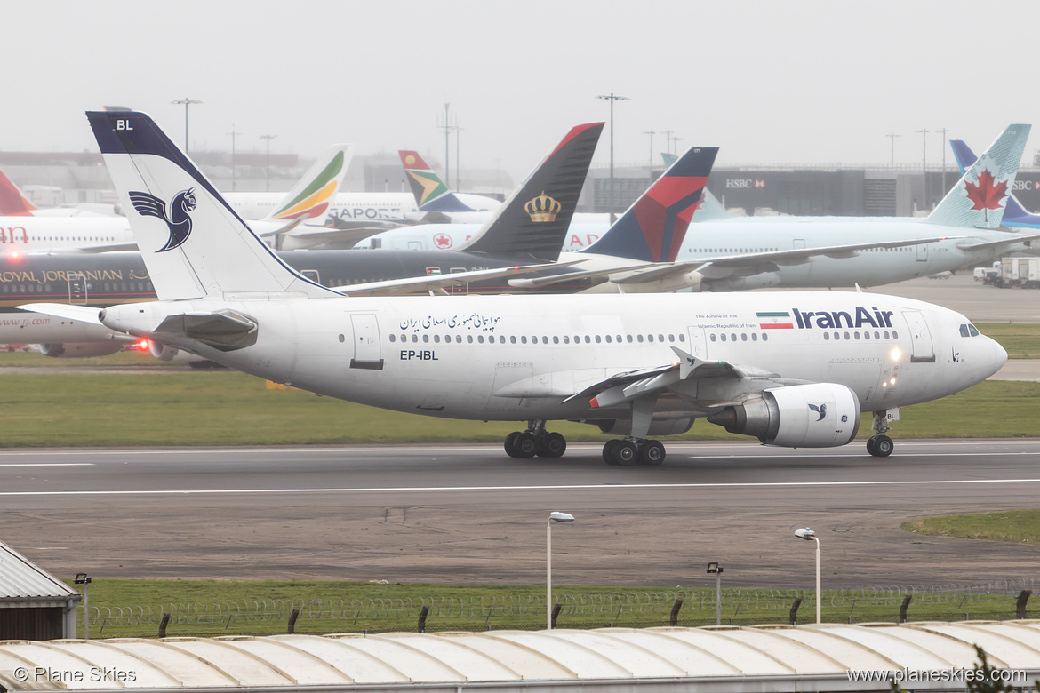 Iran Air Airbus A310-300 EP-IBL at London Heathrow Airport (EGLL/LHR)