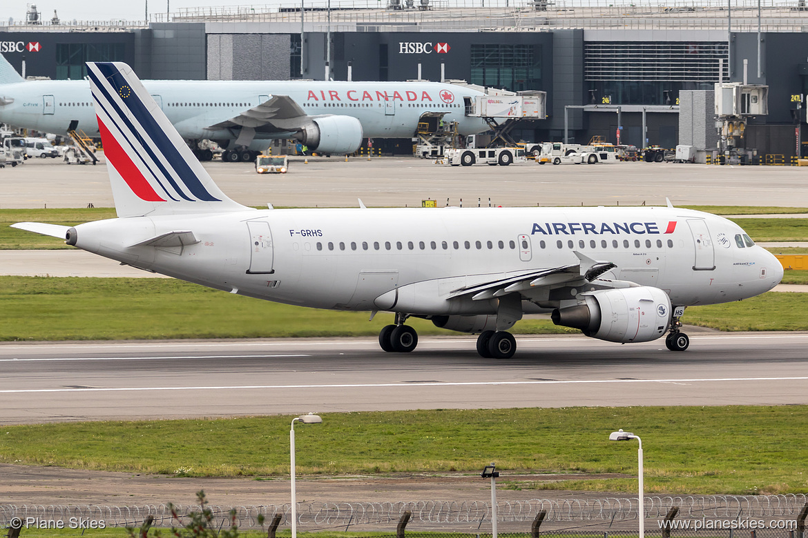 Air France Airbus A319-100 F-GRHS at London Heathrow Airport (EGLL/LHR) Air France Airbus A319-100 F-GRHS at London Heathrow Airport (EGLL/LHR)