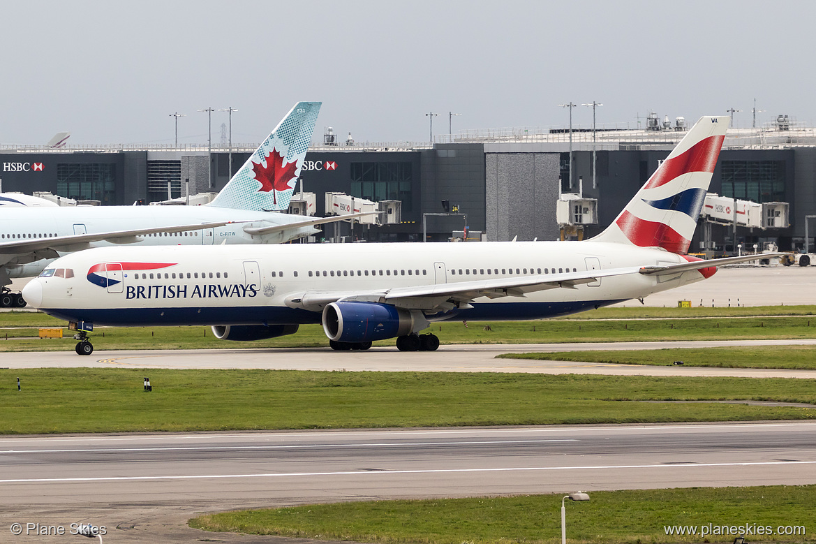 British Airways Boeing 767-300ER G-BNWA at London Heathrow Airport (EGLL/LHR)