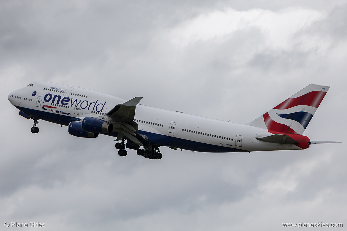 British Airways Boeing 747-400 G-CIVC at London Heathrow Airport (EGLL/LHR)