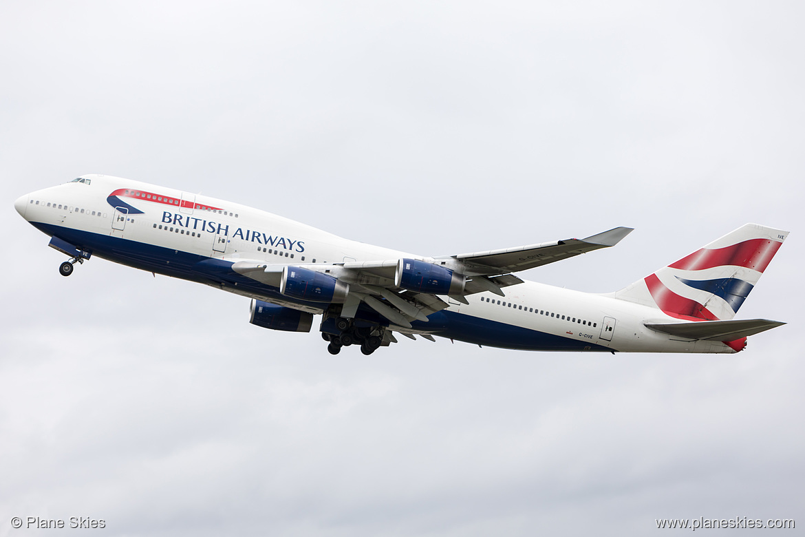 British Airways Boeing 747-400 G-CIVE at London Heathrow Airport (EGLL/LHR)