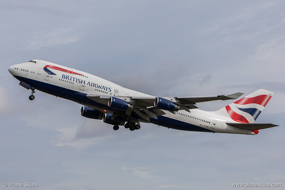 British Airways Boeing 747-400 G-CIVG at London Heathrow Airport (EGLL/LHR)