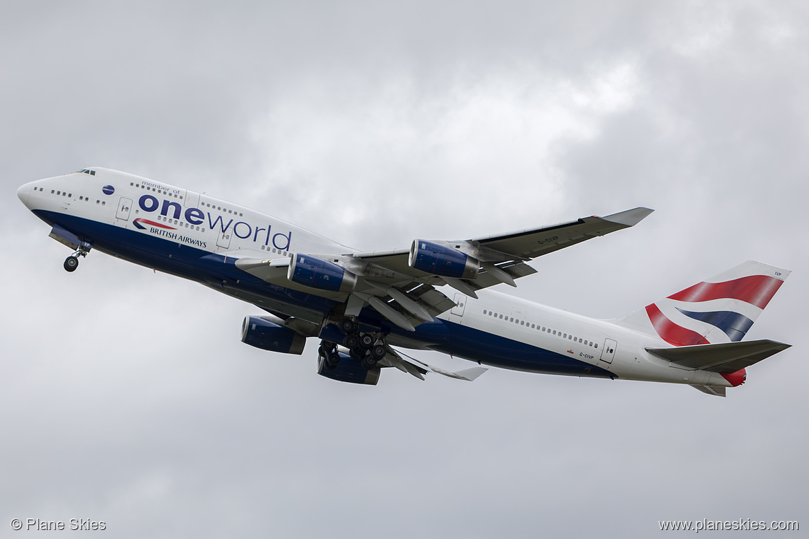 British Airways Boeing 747-400 G-CIVP at London Heathrow Airport (EGLL/LHR)