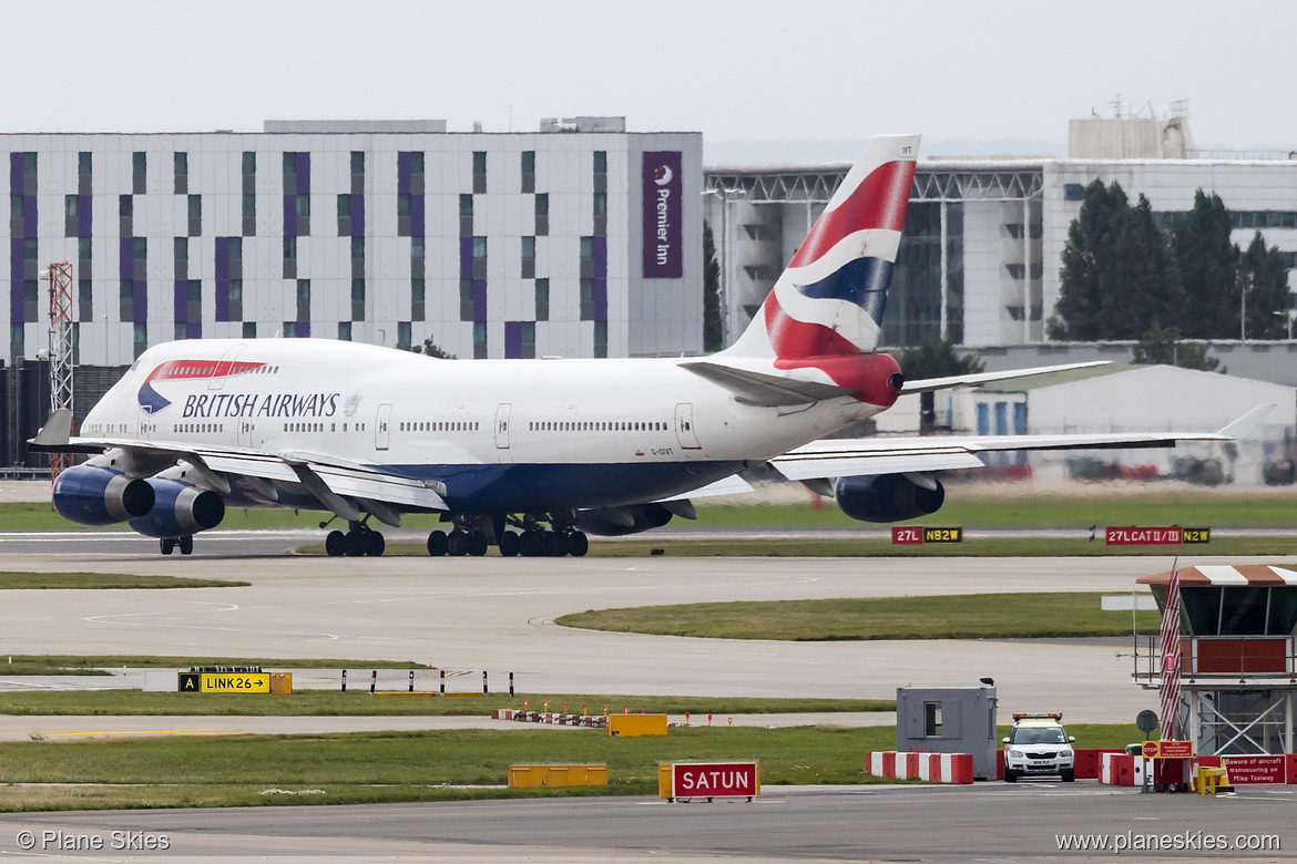 British Airways Boeing 747-400 G-CIVT at London Heathrow Airport (EGLL/LHR)