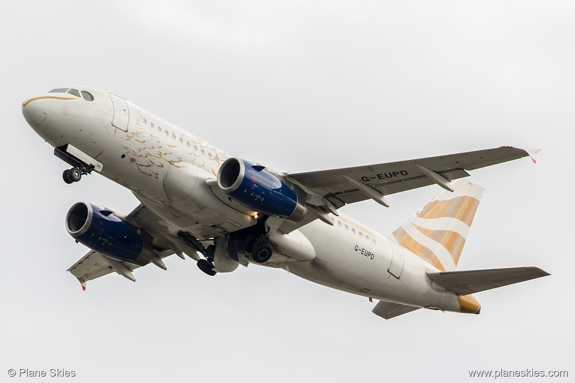 British Airways Airbus A319-100 G-EUPD at London Heathrow Airport (EGLL/LHR)