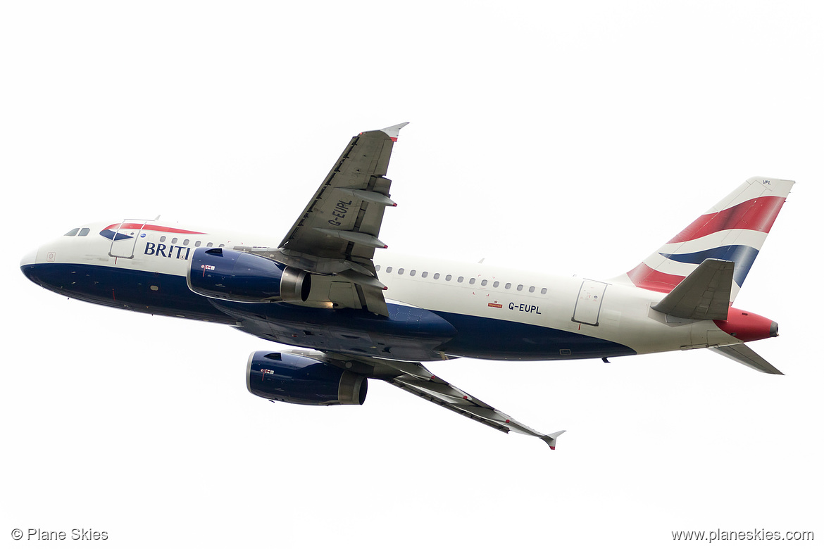 British Airways Airbus A319-100 G-EUPL at London Heathrow Airport (EGLL/LHR)