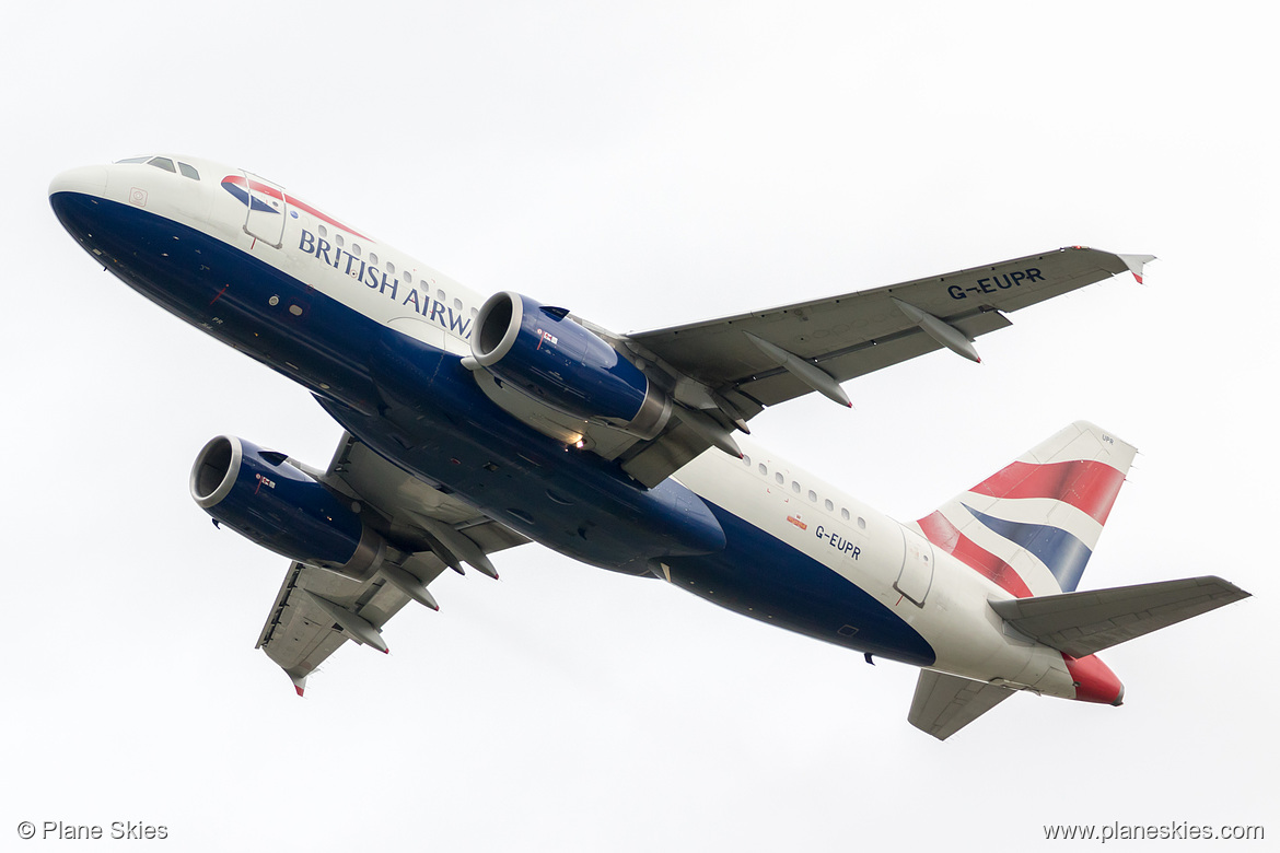 British Airways Airbus A319-100 G-EUPR at London Heathrow Airport (EGLL/LHR)