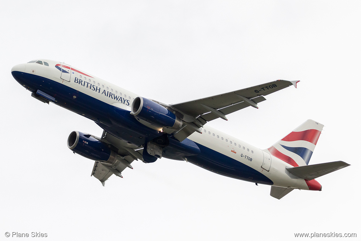 British Airways Airbus A320-200 G-TTOB at London Heathrow Airport (EGLL/LHR) British Airways Airbus A320-200 G-TTOB at London Heathrow Airport (EGLL/LHR)