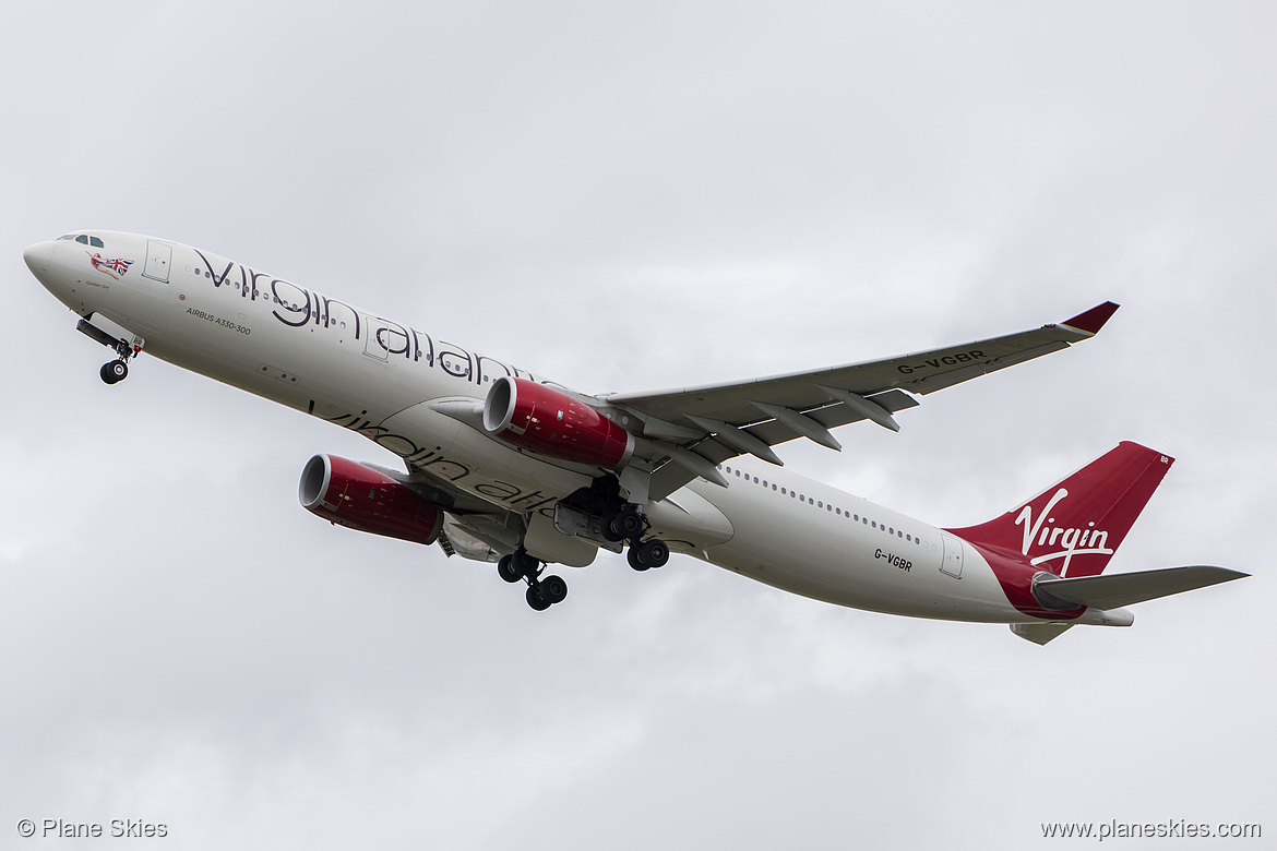 Virgin Atlantic Airbus A330-300 G-VGBR at London Heathrow Airport (EGLL/LHR)