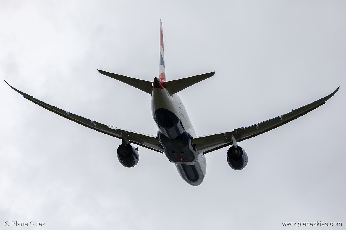 British Airways Boeing 787-8 G-ZBJA at London Heathrow Airport (EGLL/LHR) British Airways Boeing 787-8 G-ZBJA at London Heathrow Airport (EGLL/LHR)