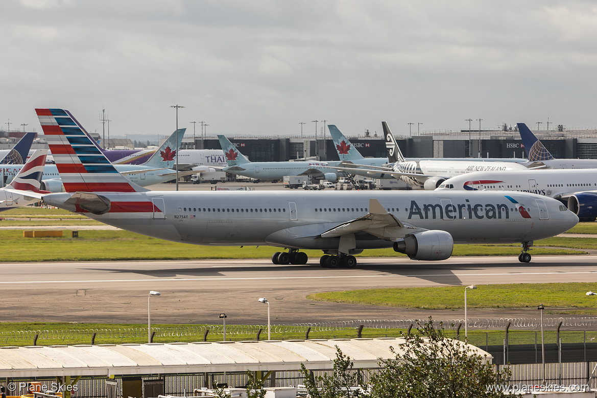 American Airlines Airbus A330-300 N275AY at London Heathrow Airport (EGLL/LHR)